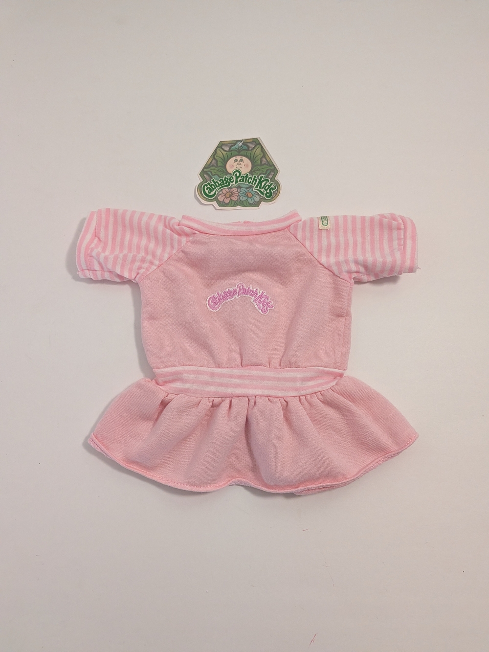 Cabbage Patch Kids Doll Clothes VHTF Pink Logo Dress 511J OK CPK